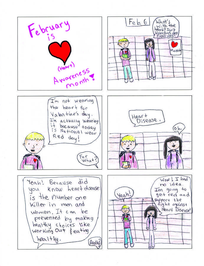 Comic: February is Heart Month