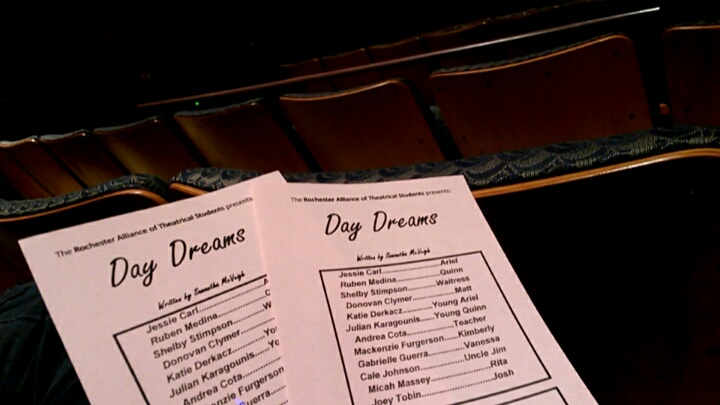 RHS one-act play Day Dreams was preformed twice by the RATS club