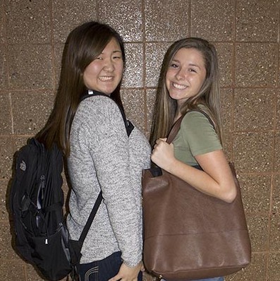 Students and staff debate about the merits of backpacks, purses