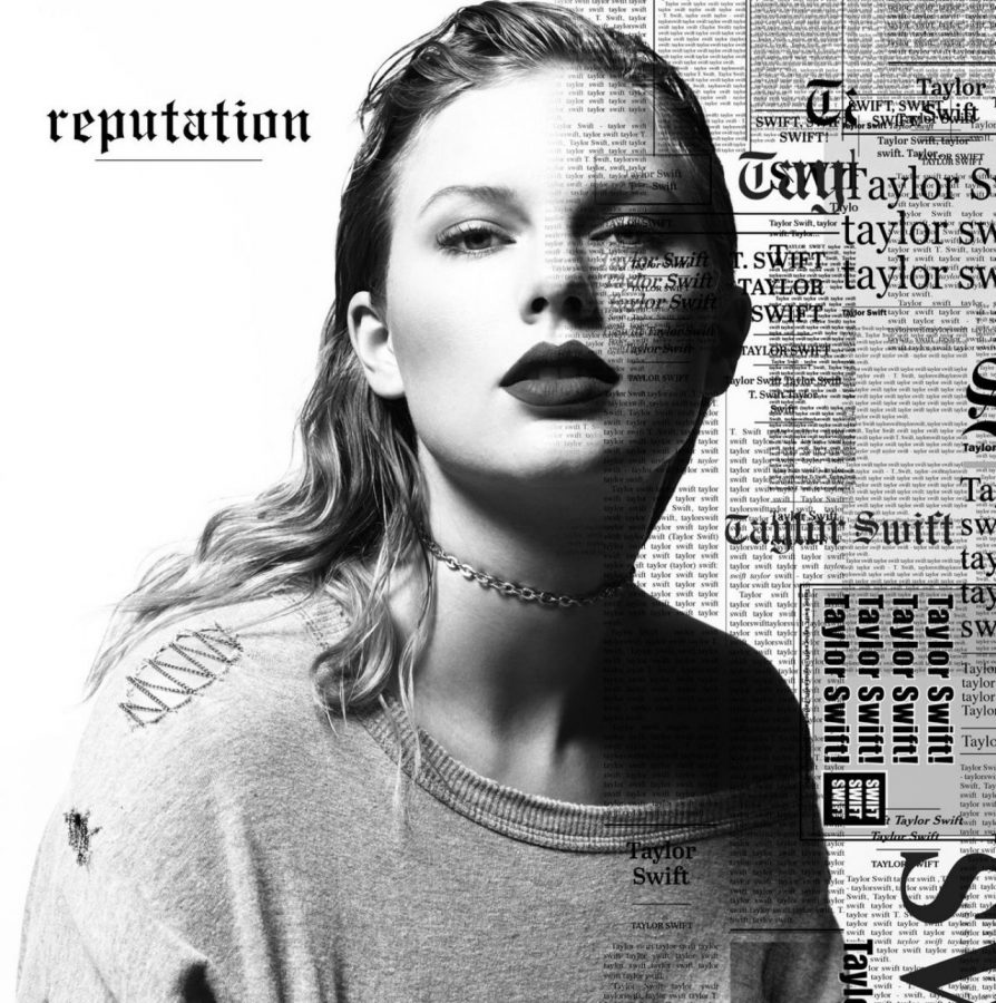Swifts reputation album cover provides a much darker aesthetic than that of her previous albums. Photo Courtesy of Creative Commons.