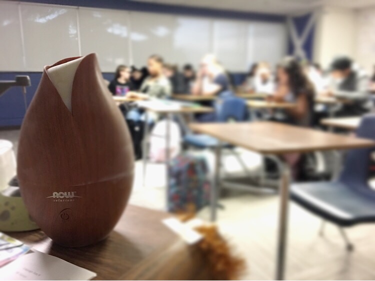 A+diffuser+is+used+in+a+classroom+while+students+work.++Photo+by+Holly+McDonald