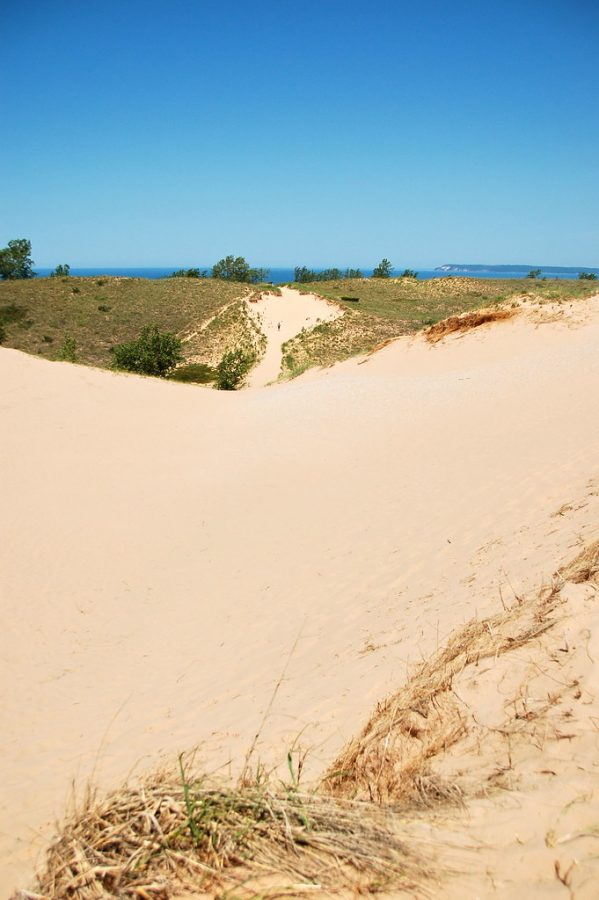 Looking for a weekend trip this summer? The Sleeping Bear Sand Dunes are just a car-ride away. Photo courtesy of Creative Commons. 